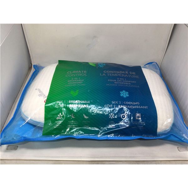 Climate Control memory foam pillow breathable/cooling