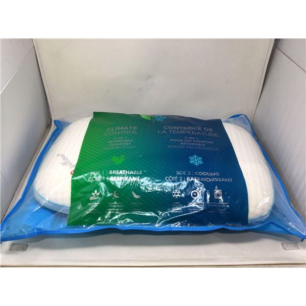 Climate Control memory foam pillow breathable/cooling