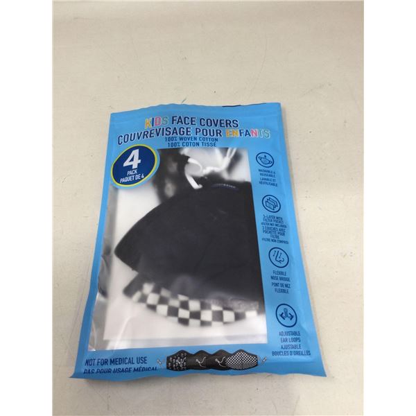 NEW kids face mask 4 pack