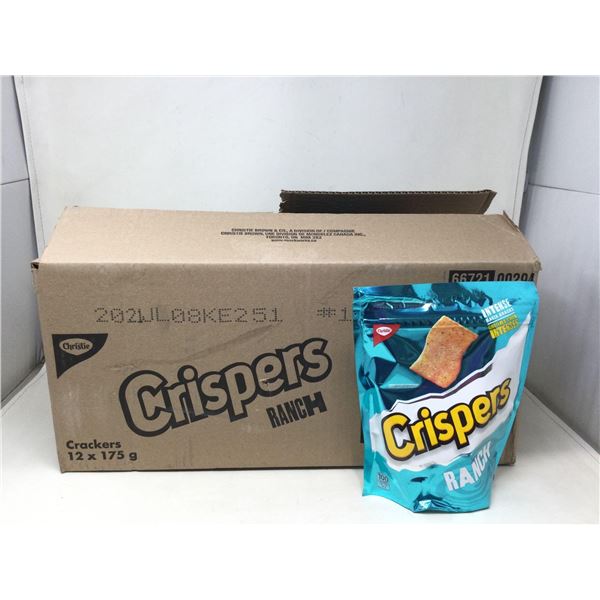 Crispers crackers 12 x 175g case lot