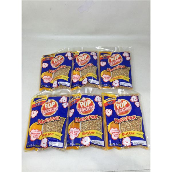 POP Weaver theater popcorn kits 6 x 300g