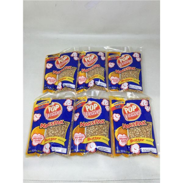POP Weaver theater popcorn kits 6 x 300g