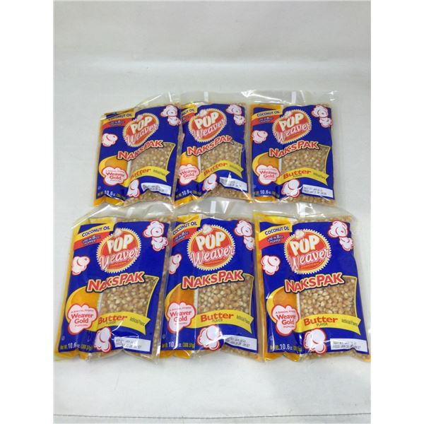 POP Weaver theater popcorn kits 6 x 300g
