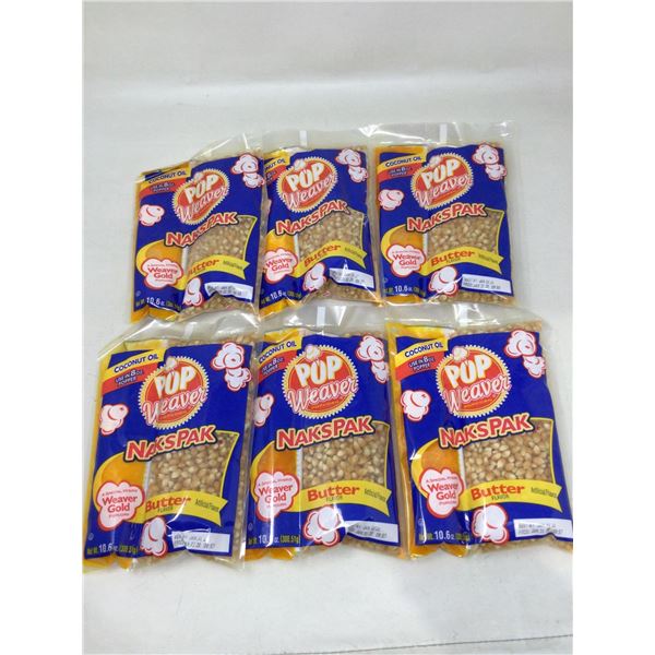 POP Weaver theater popcorn kits 6 x 300g