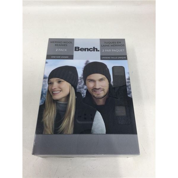 NEW Bench Merino Wool Beanies 2 pack