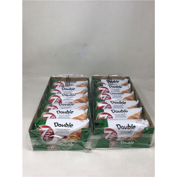 7 Days Double Vanilla Croissant w/ Strawberry Fillings (6 x 75g) Lot of 2