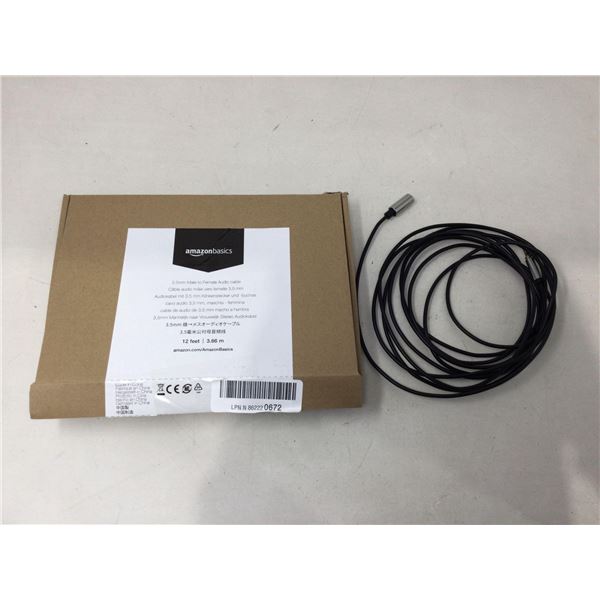Amazonbasics 3.5mm Male to Female Audio CableÂ Â