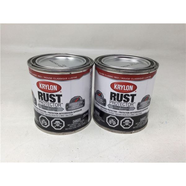 Krylon Rust Protector Gloss Classic Red Enamel (2 x 236mL)Â