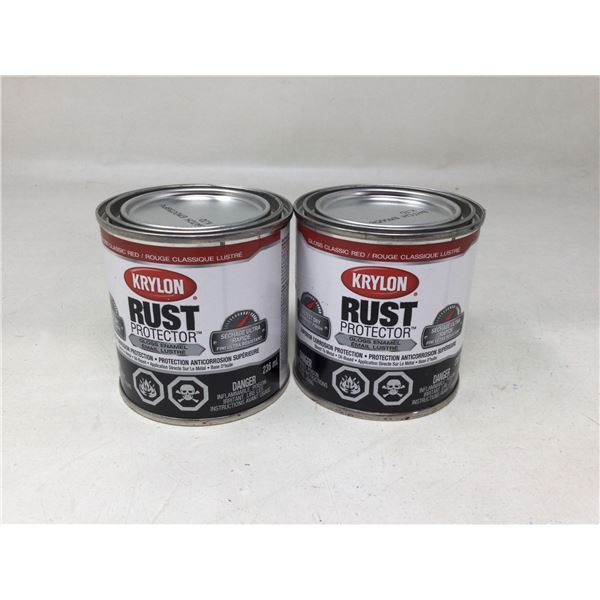Krylon Rust Protector Gloss Classic Red Enamel (2 x 236mL)