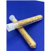 Image 2 : Lot of 2 large Vials of Gold Flake