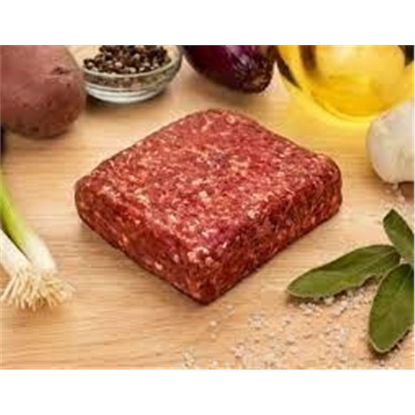 Premium Alberta Raised Pasture Fed Natural Bison Ground Burger - Large 2 Lbs Package