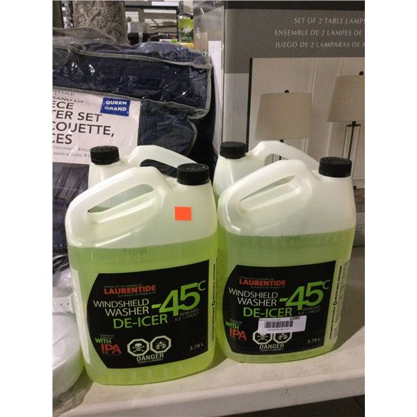 LaurentideÂ -45 Degree De-Icer Windshield Washer Fluid (4 x 3.78L)Â