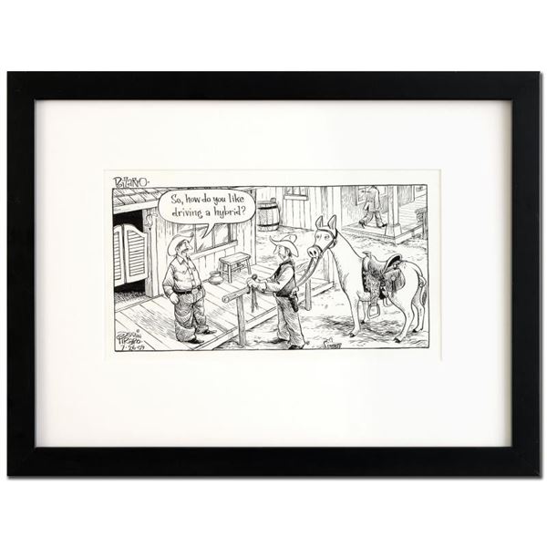 Bizarro "Old West Hybrid (7/26/09-S)" Original Pen And Ink on Paper