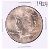 Image 1 : 1924 $1 Peace Silver Dollar Coin