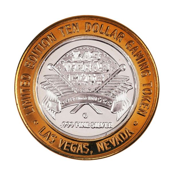 .999 Silver Las Vegas, Nevada Club $10 Casino Limited Edition Gaming Token