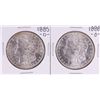 Image 1 : Lot of 1885-O & 1888-O $1 Morgan Silver Dollar Coins