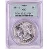 Image 1 : 1881-S $1 Morgan Silver Dollar Coin PCGS MS63 Old Green Holder