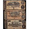 Image 1 : Lot of 1864 $5/$10/$20 Confederate States of America Notes