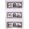 Image 1 : Lot of (3) 2003A $2 Federal Reserve Notes Uncirculated in Cases