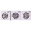 Image 1 : Lot of (3) 1963-D Franklin Half Dollar Coins