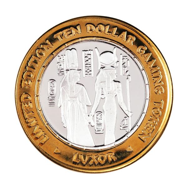 .999 Silver Luxor Las Vegas, Nevada $10 Casino Limited Edition Gaming Token