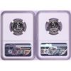 Image 2 : Lot of (2) 1963 Proof Washington Quarter Coins NGC PF67
