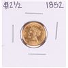 Image 1 : 1852 $2 1/2 Liberty Head Quarter Eagle Gold Coin
