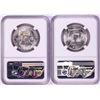 Image 2 : Lot of (2) 1952 Franklin Half Dollar Coins NGC MS63