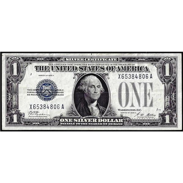 1928A $1 Funnyback Silver Certificate Note