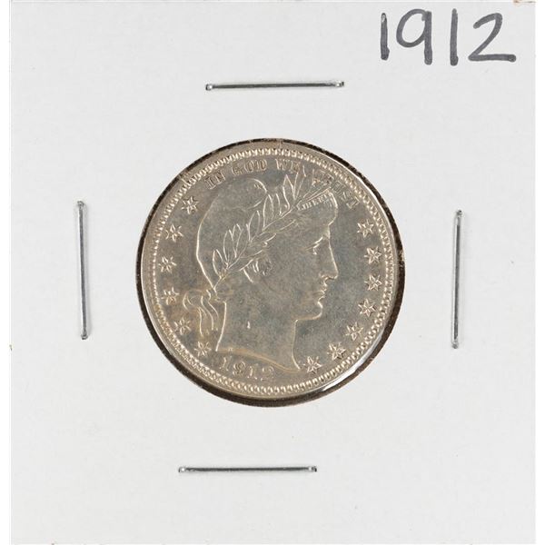 1912 Barber Quarter Coin