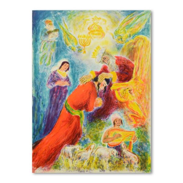 Moskowitz (1912-2001) "Blessing" Limited Edition Lithograph on Paper