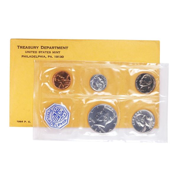 1964 (5) Coin Proof Set in Envelope