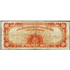 Image 2 : 1922 $10 Gold Certificate Note