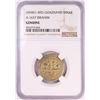 Image 1 : AH451-492 Ghaznavid Dinar A-1637 Ibrahim Gold Coin NGC Genuine