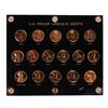 Image 1 : Set of 1950-1964 Gem Proof Lincoln Memorial Wheat Cent Coins