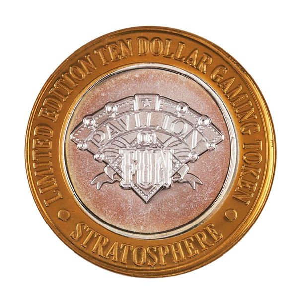 .999 Silver Stratosphere Las Vegas, Nevada $10 Casino Limited Edition Gaming Token