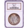 Image 1 : 1884-O $1 Morgan Silver Dollar Coin NGC MS62 Nice Toning