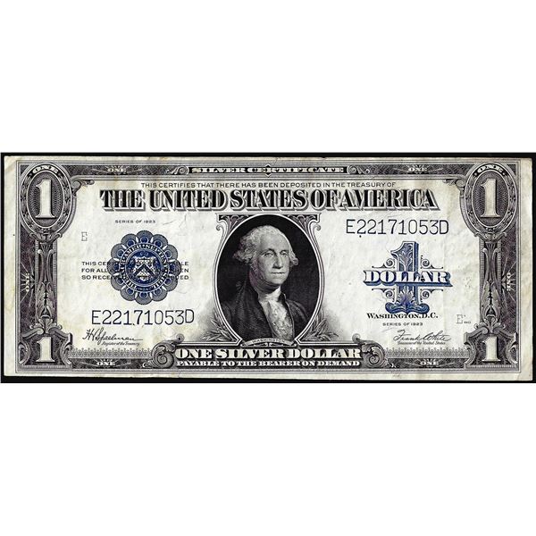 1923 $1 Silver Certificate Note