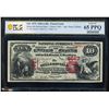 Image 1 : 1875 $10 Sellersville, PA CH#2667 National Currency Note PCGS Gem Uncirculated 65PPQ