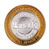 Image 2 : .999 Silver Harrah's Casino Reno Nevada $10 Casino Limited Edition Gaming Token