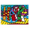 Image 1 : Romero Britto "Happy Mini Word" Giclee
