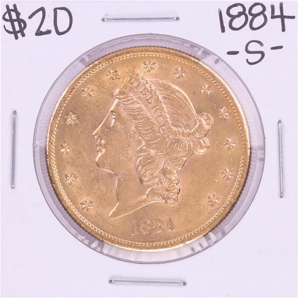 1884-S $20 Liberty Head Double Eagle Coin