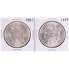 Image 1 : Lot of 1887-1888 $1 Morgan Silver Dollar Coins