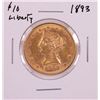 Image 1 : 1893 $10 Liberty Head Eagle Gold Coin