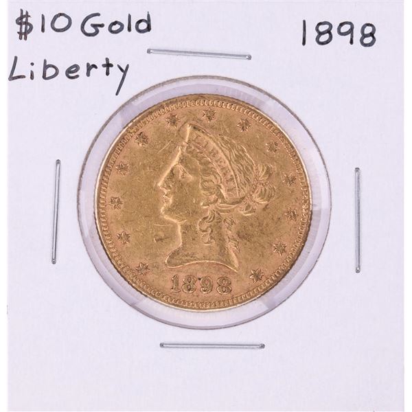 1898 $10 Liberty Head Eagle Gold Coin