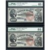 Image 1 : Consecutive Pair 1880 $100 Legal Tender Notes Fr.172 PMG Ch/Gem Uncirculated 64/65EPQ