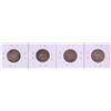Image 2 : Lot of (4) 1875, 1876-S, 1877, 1891 Seated Liberty Quarter Coins