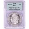 Image 1 : 1879-S $1 Morgan Silver Dollar Coin PCGS MS63 Old Green Holder