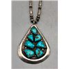 Image 1 : Vintage Turquoise and Sterling Silver Necklace