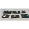 Image 8 : Six Pairs of Beautiful Inlay Earrings
